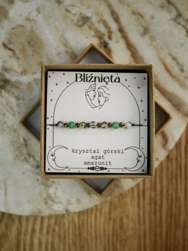 Bliźnięta- Bransoletka zodiakalna