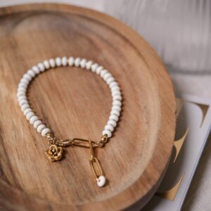 Bransoletka Magnezyt Biały