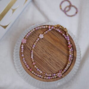 Naszyjnik Fosfosyderyt i Rodonit