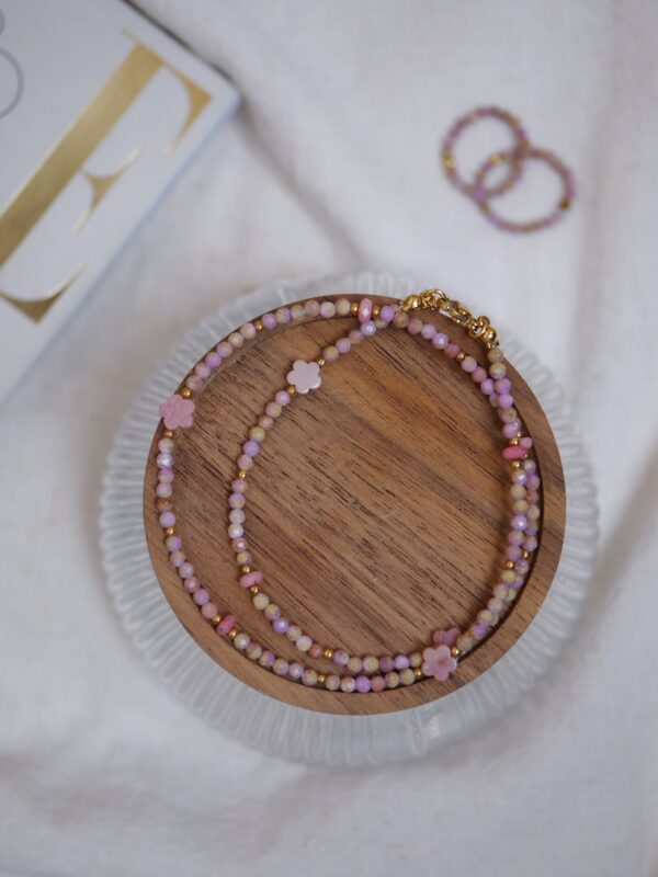 Naszyjnik Fosfosyderyt i Rodonit