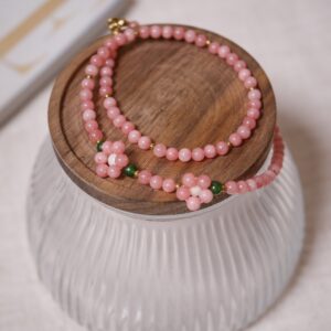 Naszyjnik Jadeit różowy *Edycja Limitowana*