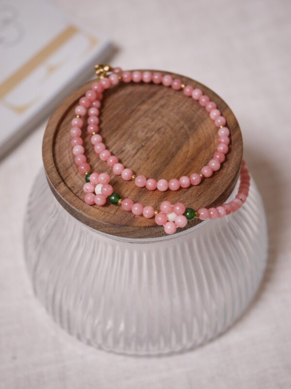 Naszyjnik Jadeit różowy *Edycja Limitowana*